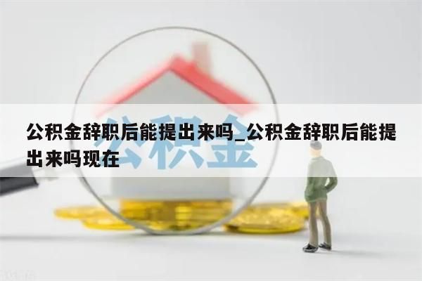 公积金辞职后能提出来吗_公积金辞职后能提出来吗现在